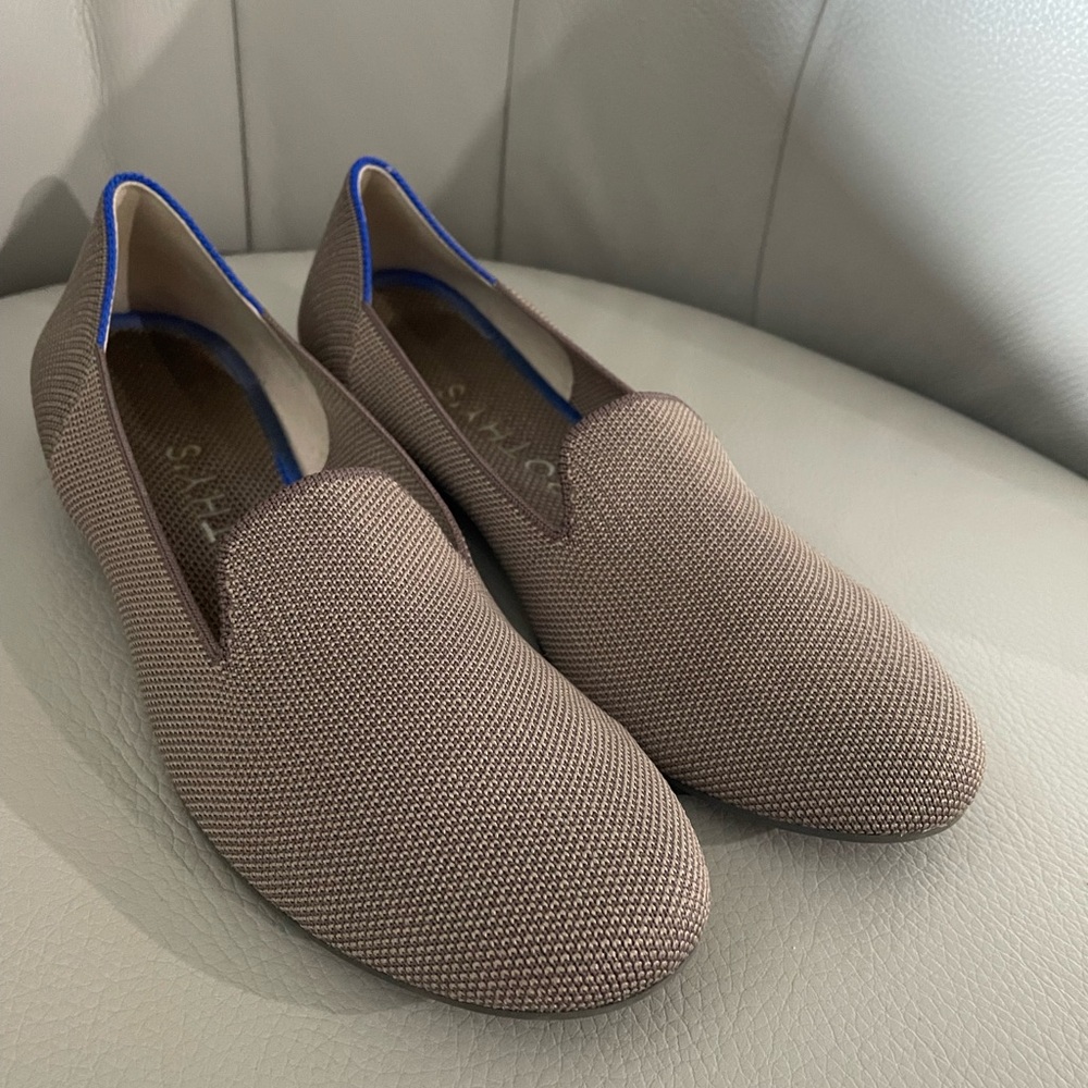 Rothy’s The Loafer Mocha Knit Slip On